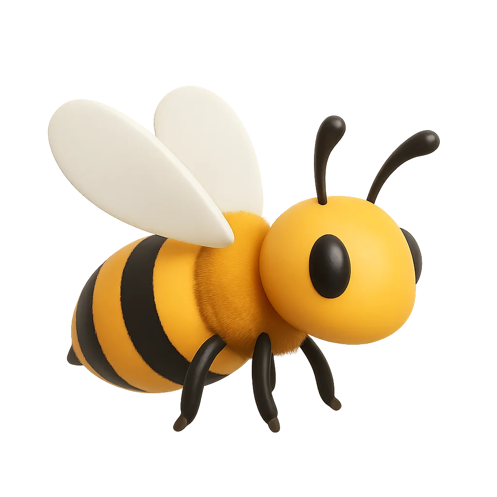 Welcom' bee mascot